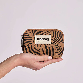 Porte-monnaie Lili - Zèbre Cannelle