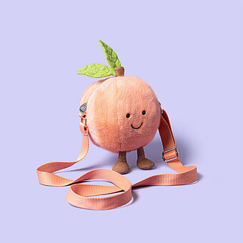 Amuseables Peach Bag