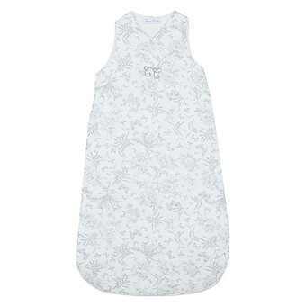 Gigoteuse Mi-saison Toile de Jouy Gris Clair - 6/18 Mois