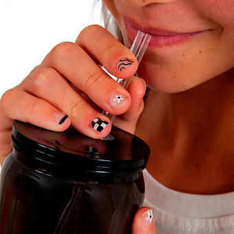 Vernis à Ongles 2-en-1 Nail Art - Dark Soda