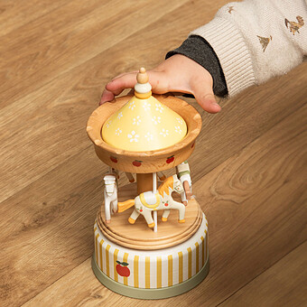 Boîte à Musique Carrousel Pomme