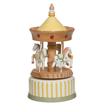 Boîte à Musique Carrousel Pomme