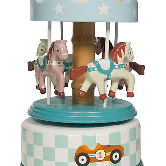 Boîte à Musique Carrousel Rallye Voiture