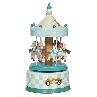 Boîte à Musique Carrousel Rallye Voiture