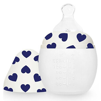 Biberon BibRond Full of Love Blue - 150 ml