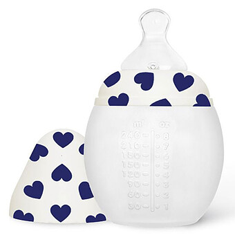 Biberon BibRond Full of Love Blue - 240 ml