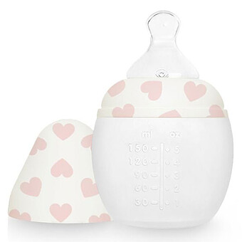 Biberon BibRond Full of Love Pink - 150 ml