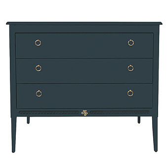Commode Gustavienne - Bleu Profond
