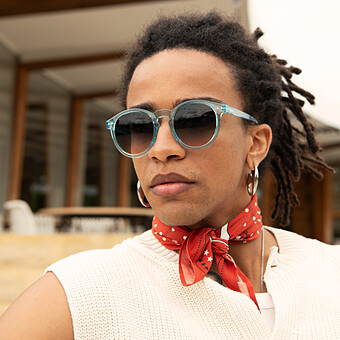 Lunettes de Soleil Adulte #M - Turquoise Stone