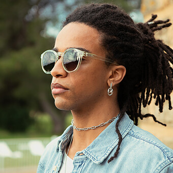 Lunettes de Soleil Adulte #M - Green Fields