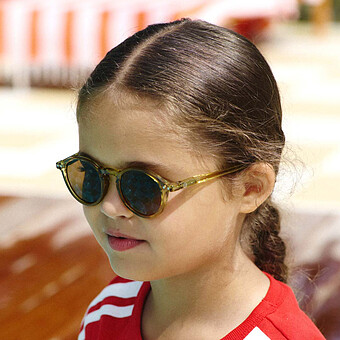 Lunettes de Soleil Junior #D 7/11 Ans - Golden Green