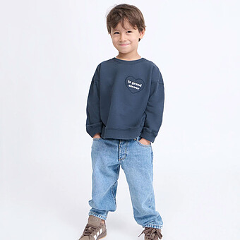 Sweat Le Grand Amour Charbon - 2 Ans 