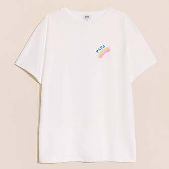 T-shirt Papa Rainbow - XL