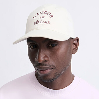 Casquette L'Amour est Déclaré - Ivoire et Chocolat