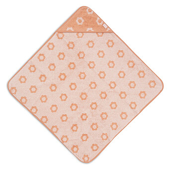 Cape de Bain Eponge Jacquart - Flower Blush