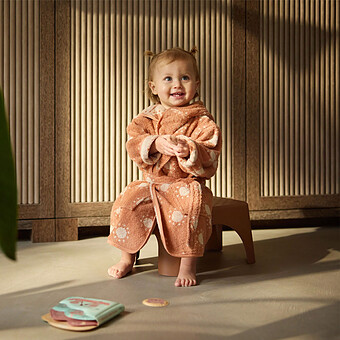 Peignoir de Bain Eponge Jacquard Sun Light Terra - 1/2 Ans 