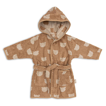 Peignoir de Bain Eponge Jacquard Teddy Bear Biscuit - 1/2 Ans