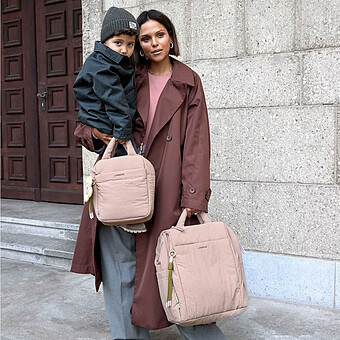 Sac à Dos à Langer Minoa - Rose Poudré