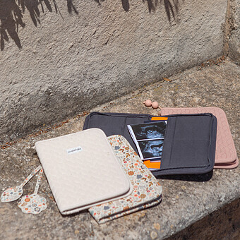 Protège-carnet de Santé Wonderland - Grey