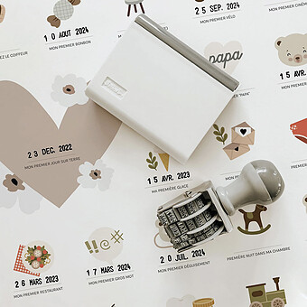 Affiche Mes Premières Fois Ourson - 50 x 40 cm