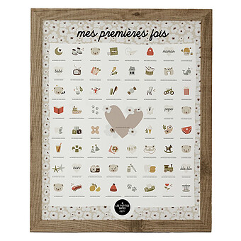 Affiche Mes Premières Fois Ourson - 50 x 40 cm
