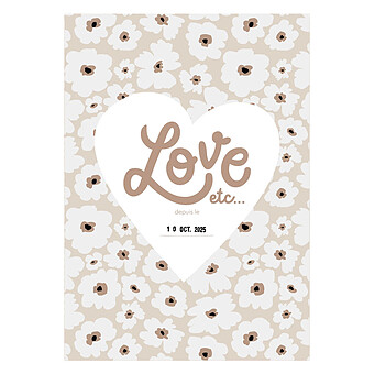 Affiche Love Etc...- A4