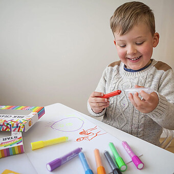 Lot de 8 Crayons de Soie