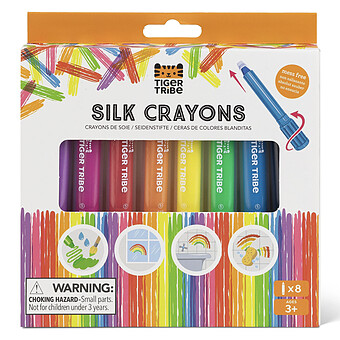 Lot de 8 Crayons de Soie