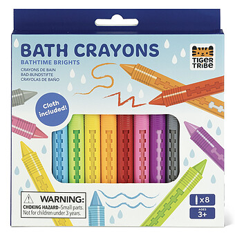 Lot de 8 Crayons de Bain