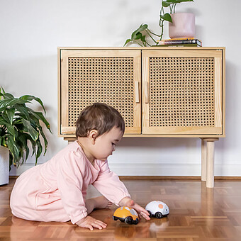 Lot de 2 Véhicules à Friction Zoomies - Chat et Souris