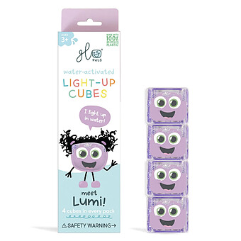 Lot de 4 Cubes Lumineux - Lumi Violet