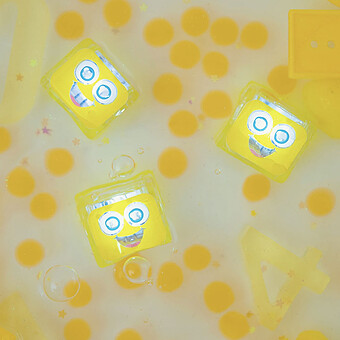 Lot de 4 Cubes Lumineux - Alex Jaune