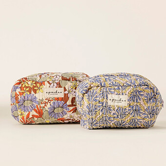 Small Trousse Gaya Bouquet - Macadamia