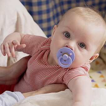 Lot de 2 Sucettes Rondes Colour Hush & Grape - 6/18 Mois