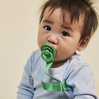 Lot de 2 Sucettes Rondes Colour Matcha & Cactus - 0/6 Mois