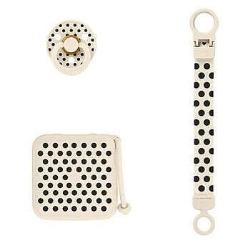 Coffret Cadeau Soothe  & Go Polka - Ivory & Black
