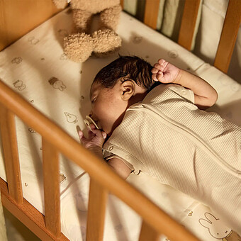 Drap Housse Jersey Miffy Family Farm - 60 x 120 cm