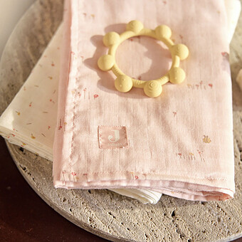 Lot de 3 Langes Gaze de Coton - Pretty Picnic