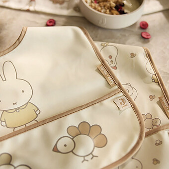 Lot de 2 Bavoirs Imperméables - Miffy Family Farm