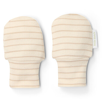 Moufles Anti-griffures - Soft Beige Stripe