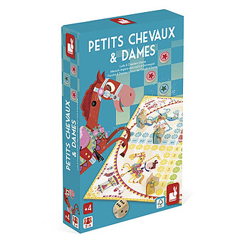Jeu Duo Petits Chevaux et Dames