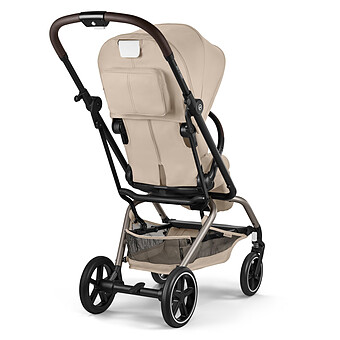 Poussette Compacte Eezy S Twist+2 Châssis Taupe - Almond Beige