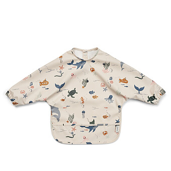 Bavoir à Manches Merle - Sea Creature Sandy