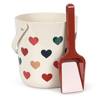 Seau et Pelle de Plage - Bon Coeur Coloré