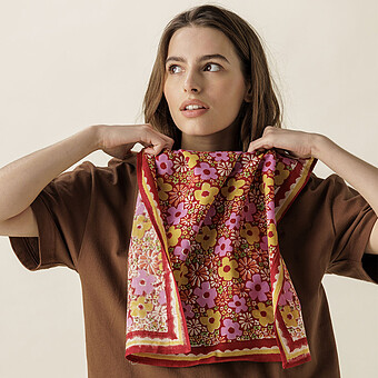 Small Foulard Manika Janie - Dahlia