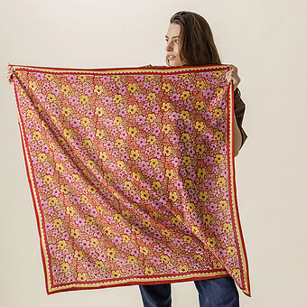 Big Foulard Latika Janie - Dahlia