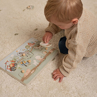 Puzzle Sonore en Bois - Little Farm