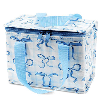 Lunch Bag - Blue Bows
