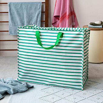 Sac de Rangement Jumbo - Rayures Vertes