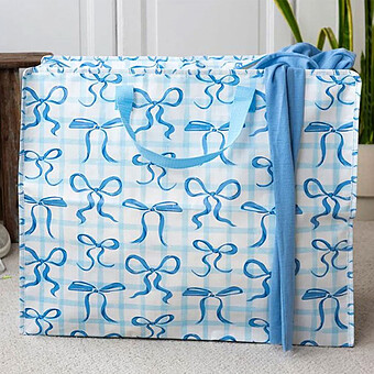 Sac de Rangement Jumbo - Blue Bows